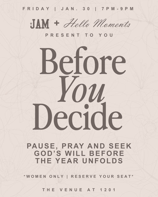 Before You Decide: A Sacred Pause — Event Registration